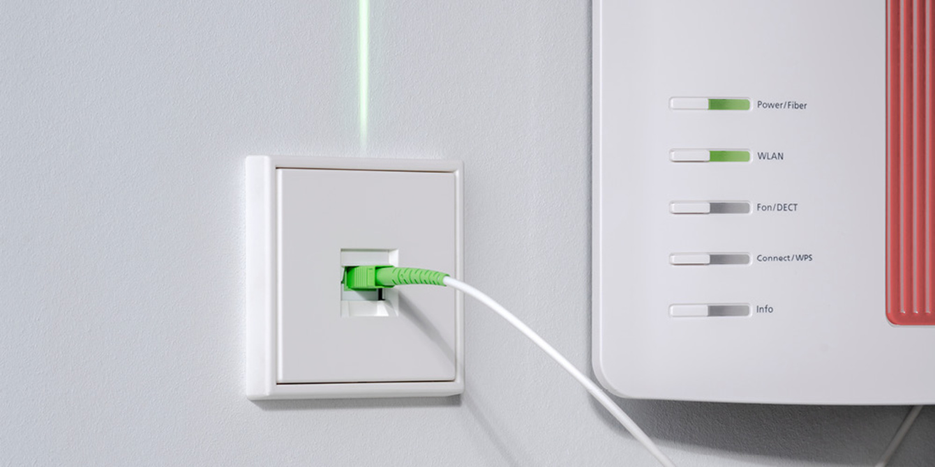 Die neuen Glasfaser-Anschlussdosen bei Elektro Schymala GmbH in Ingolstadt